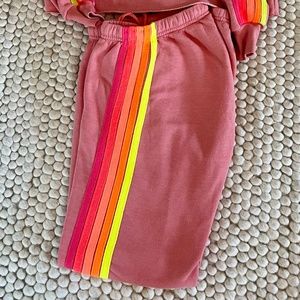 COPY - Aviator Nation 5 Stripe Sweatpant - Size S